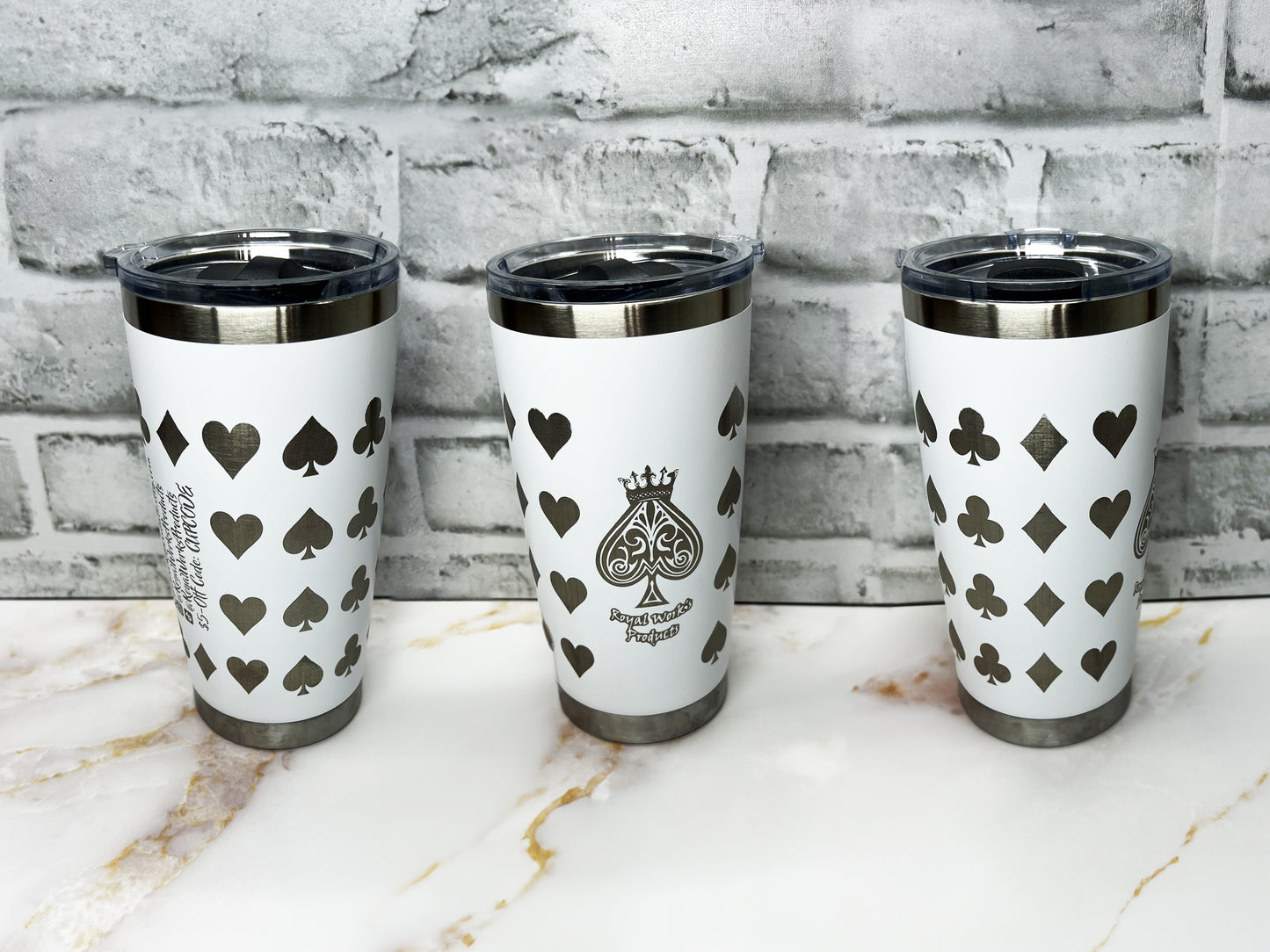 Rwp | Personalized 20oz Tumbler, ADD YOUR LOGO, Wholesale Tumblers, Free Laser Engraved Cup, Cooperate Gift, Branded, Powder Coated