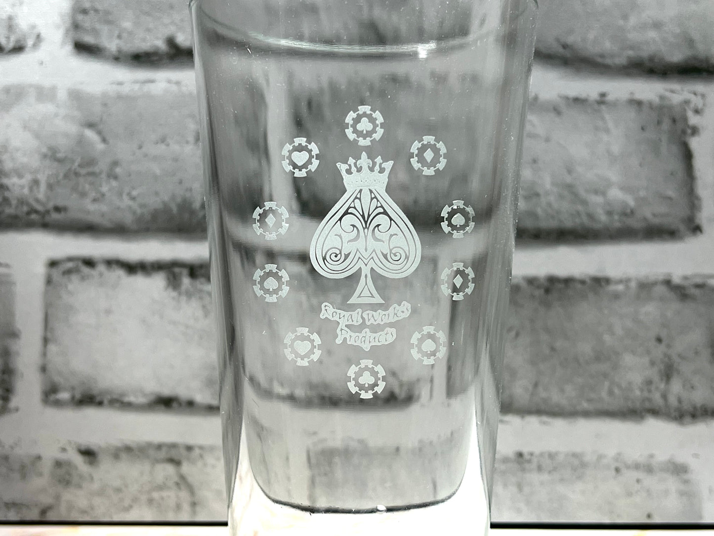 Custom 16oz Pint Glasses | Custom Laser Engraved | Any Logo, Photos, Text, Numbers, Etc | Sets of 4,6,10,24, > Bulk Inquiries Contact Us!