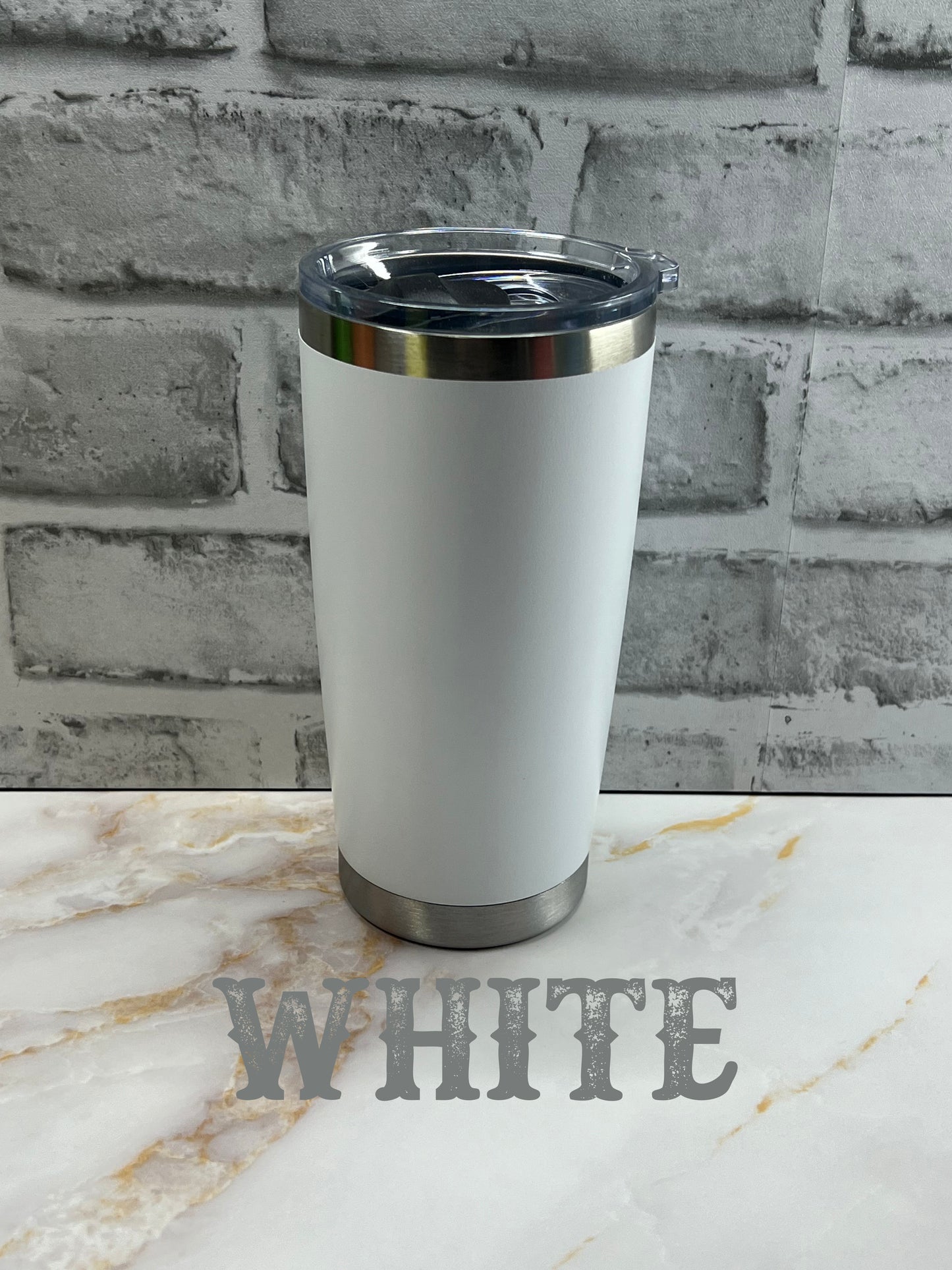 Rwp | Personalized 20oz Tumbler, ADD YOUR LOGO, Wholesale Tumblers, Free Laser Engraved Cup, Cooperate Gift, Branded, Powder Coated