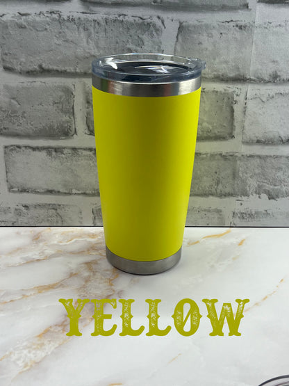 Rwp | Personalized 20oz Tumbler, ADD YOUR LOGO, Wholesale Tumblers, Free Laser Engraved Cup, Cooperate Gift, Branded, Powder Coated